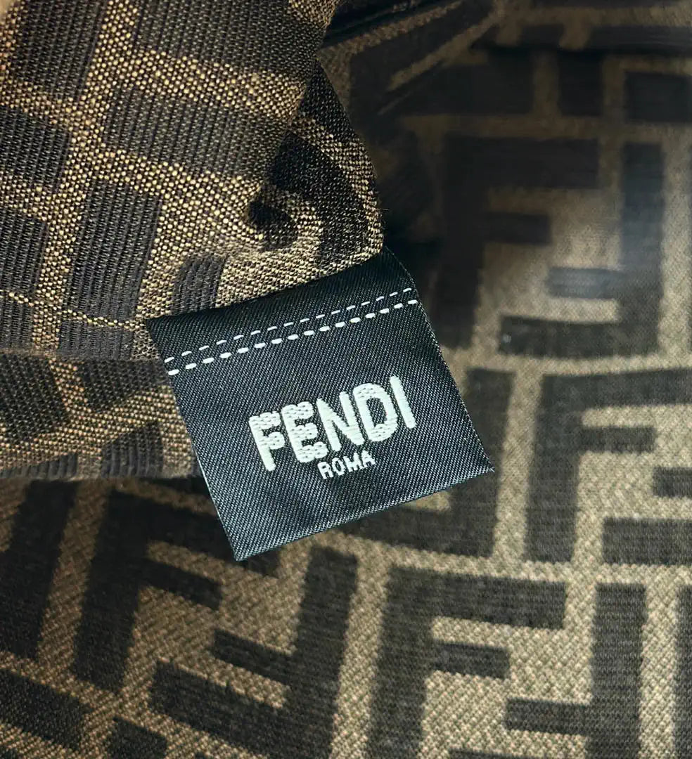 Fendi 8BZ057 Backpack Black leather backpack
