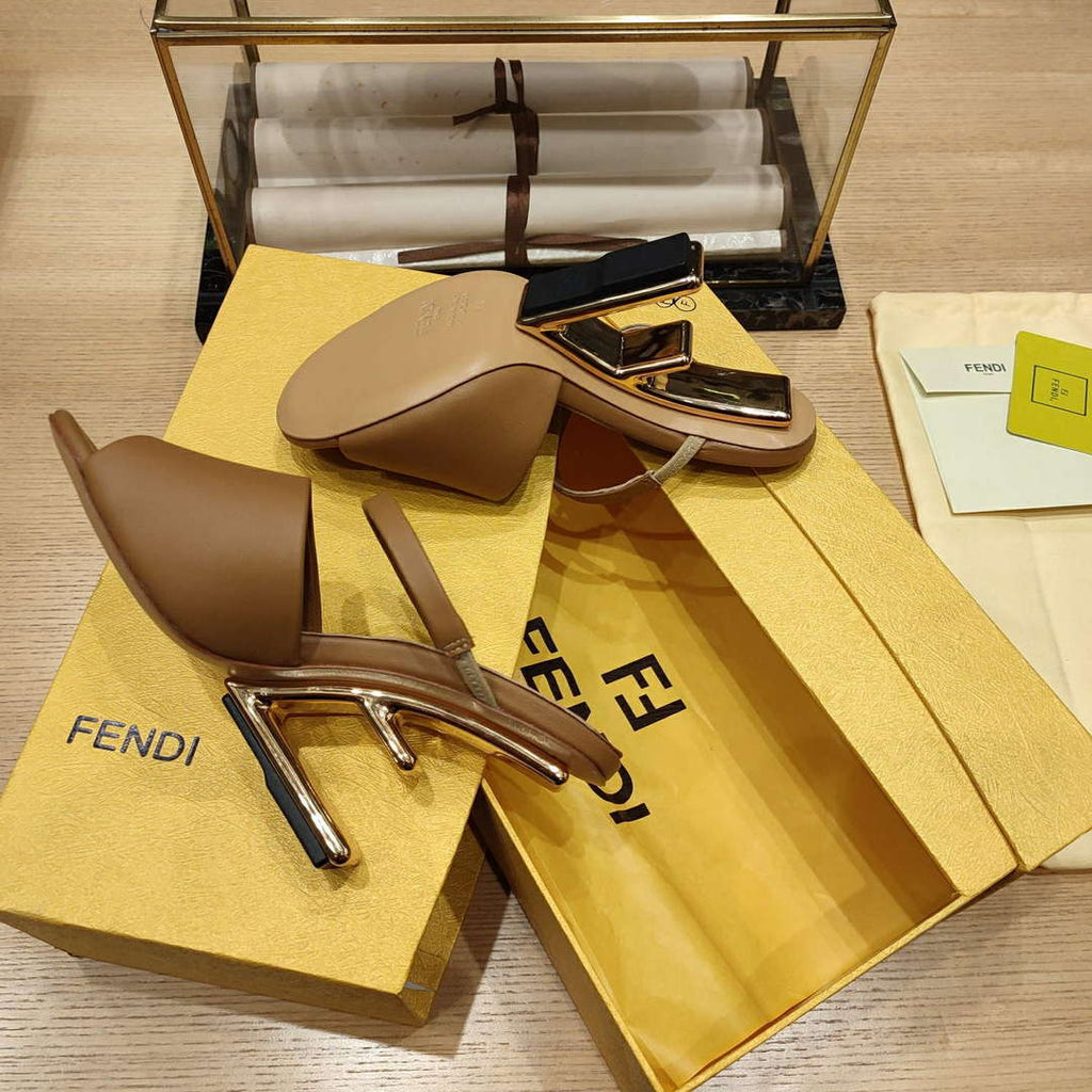 Fendi 8R8212 Women's High-heeled Sandals F88357