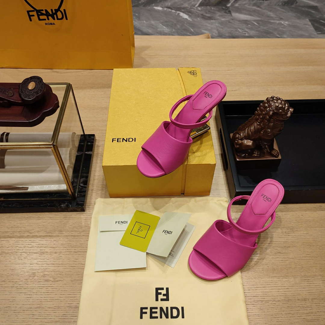 Fendi 8R8212 Women's High-heeled Sandals F88358