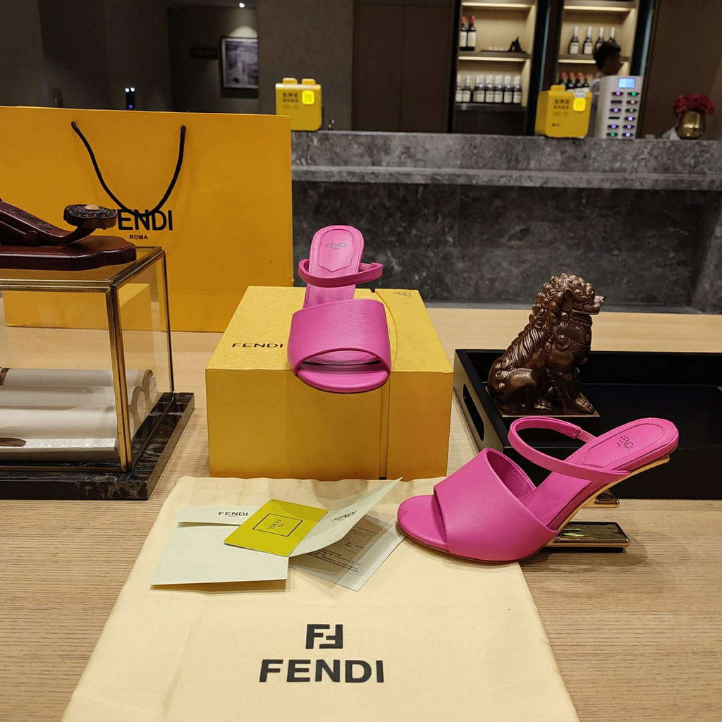 Fendi 8R8212 Women's High-heeled Sandals F88358