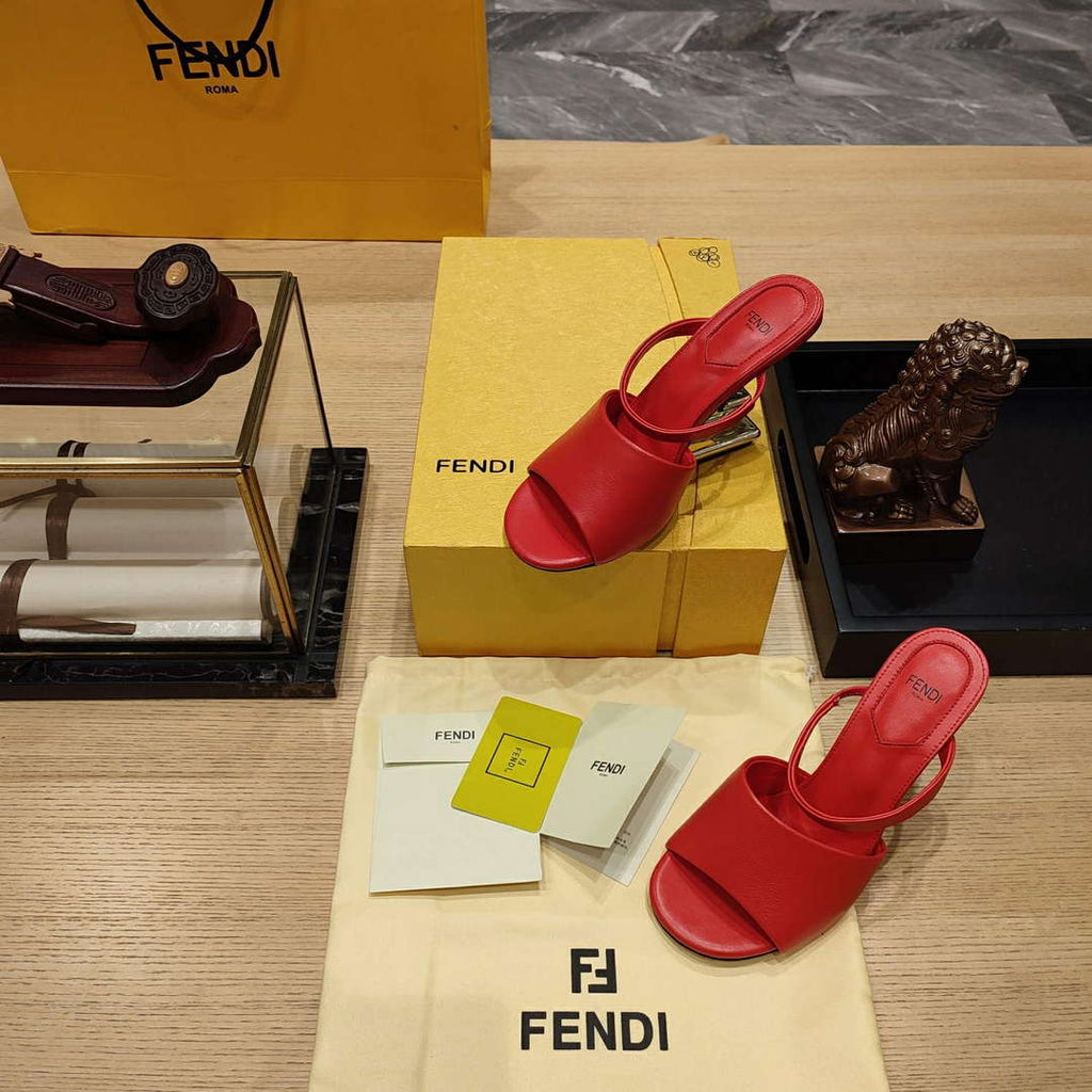 Fendi 8R8212 Women's High-heeled Sandals F88359