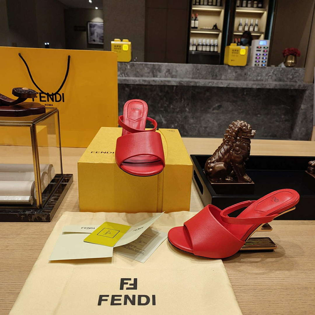 Fendi 8R8212 Women's High-heeled Sandals F88359