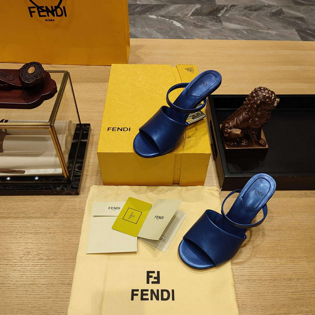 Fendi 8R8212 Women's High-heeled Sandals F88365