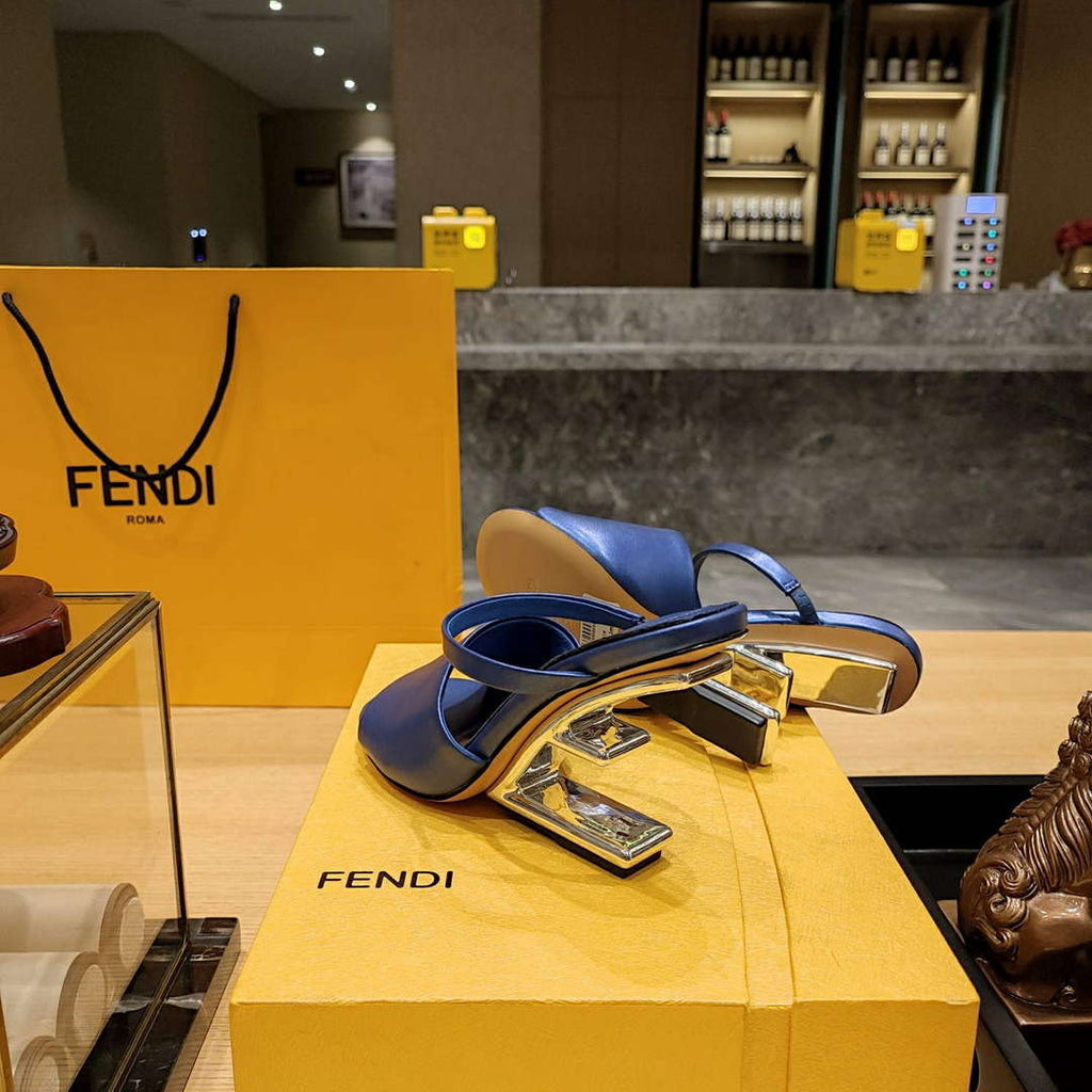 Fendi 8R8212 Women's High-heeled Sandals F88365