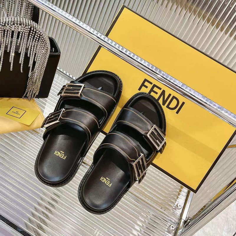 Fendi 8X8326 Women's Men's Feel Slides F88350