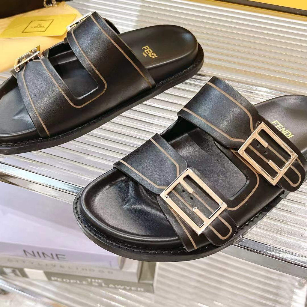 Fendi 8X8326 Women's Men's Feel Slides F88350