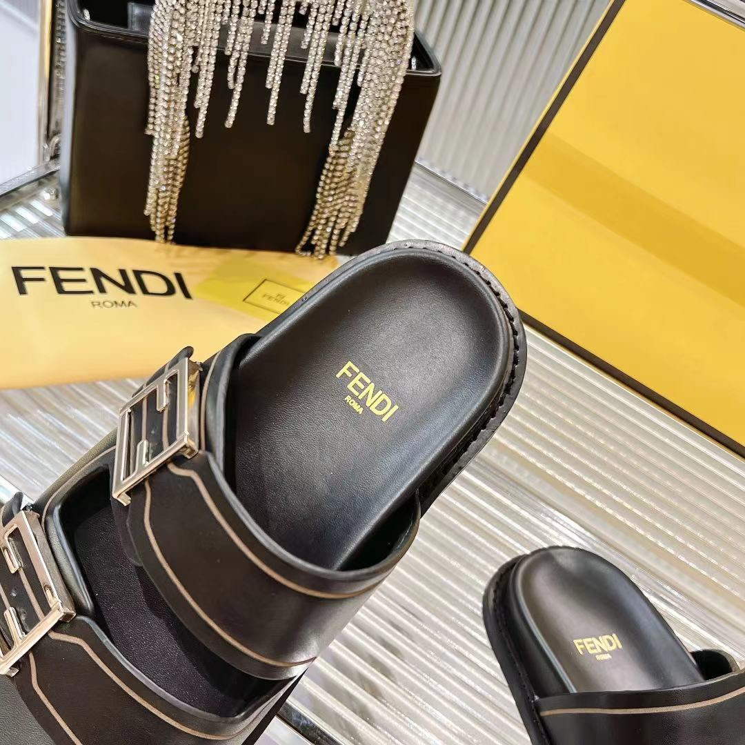 Fendi 8X8326 Women's Men's Feel Slides F88350