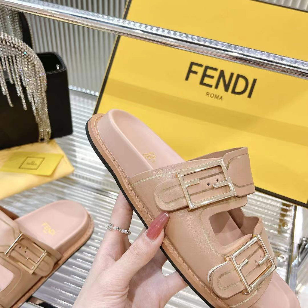 Fendi 8X8326 Women's Men's Feel Slides F88351