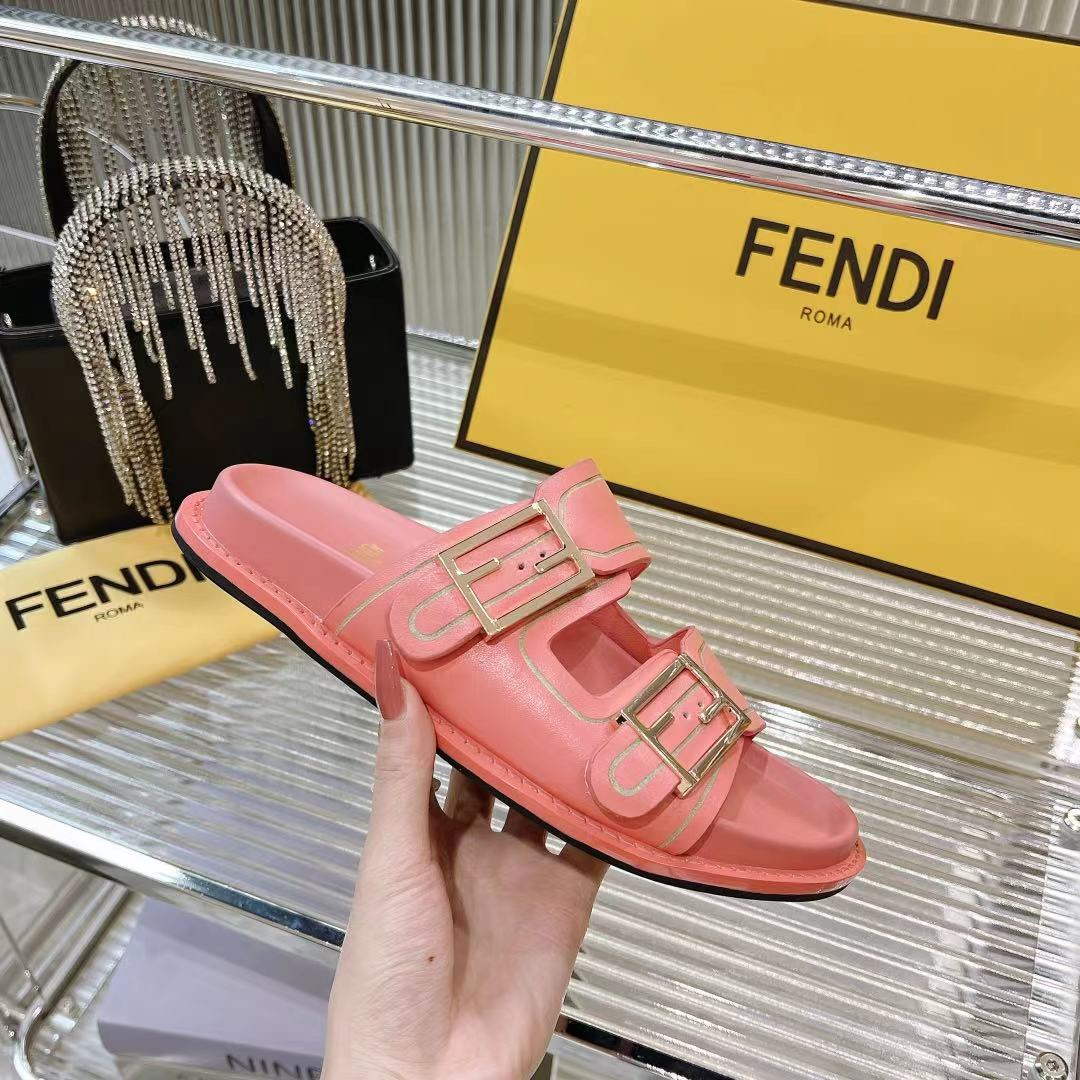 Fendi 8X8326 Women's Men's Feel Slides F88353