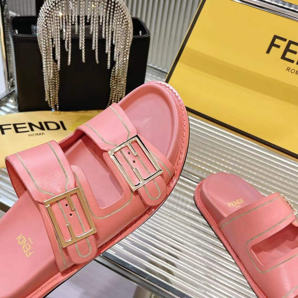 Fendi 8X8326 Women's Men's Feel Slides F88353