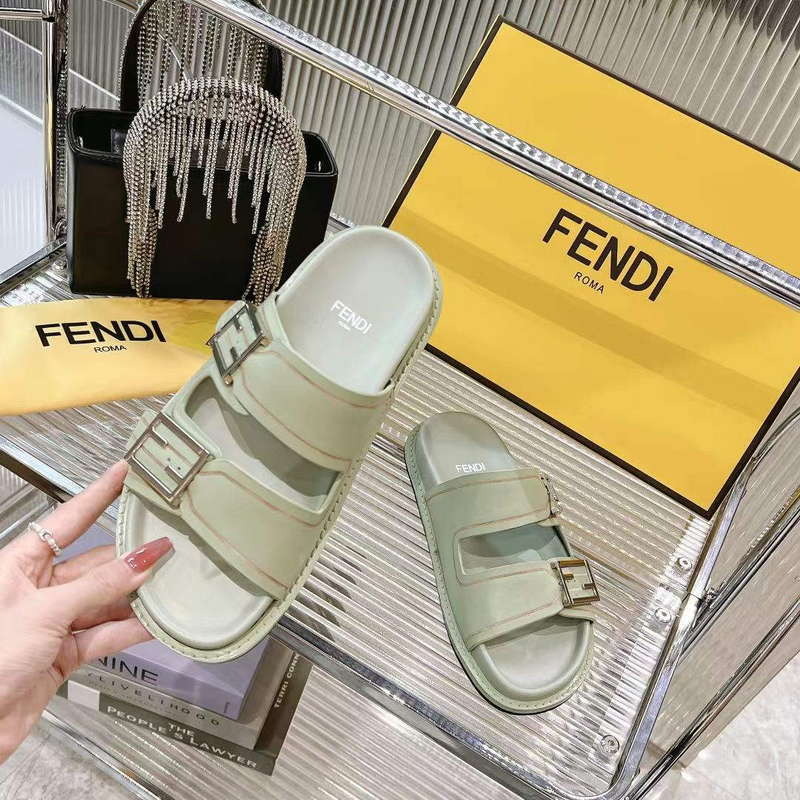 Fendi 8X8326 Women's Men's Feel Slides F88354