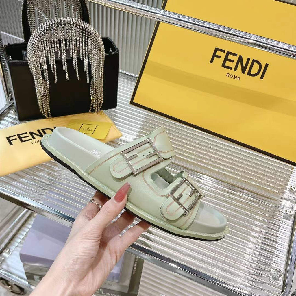 Fendi 8X8326 Women's Men's Feel Slides F88354