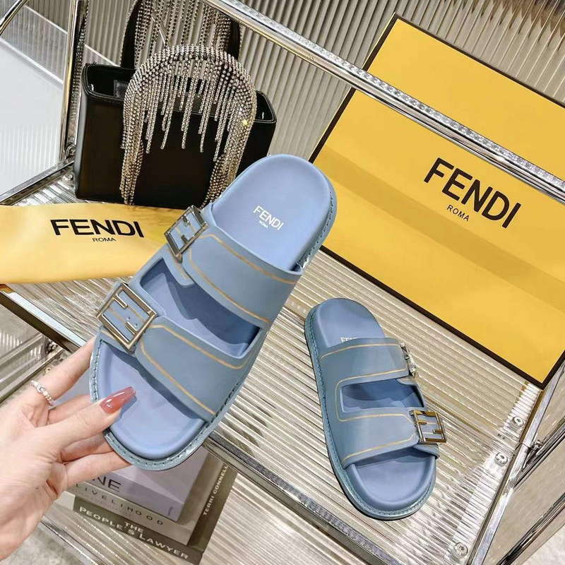 Fendi 8X8326 Women's Men's Feel Slides F88355