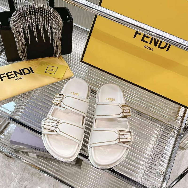 Fendi 8X8326 Women's Men's Feel Slides F88356