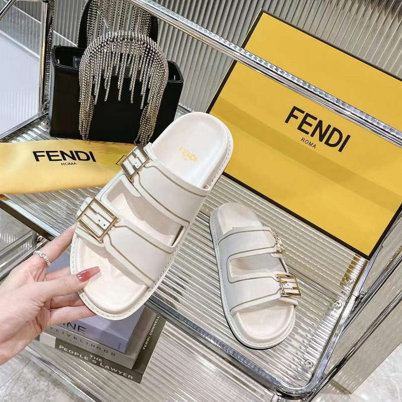 Fendi 8X8326 Women's Men's Feel Slides F88356