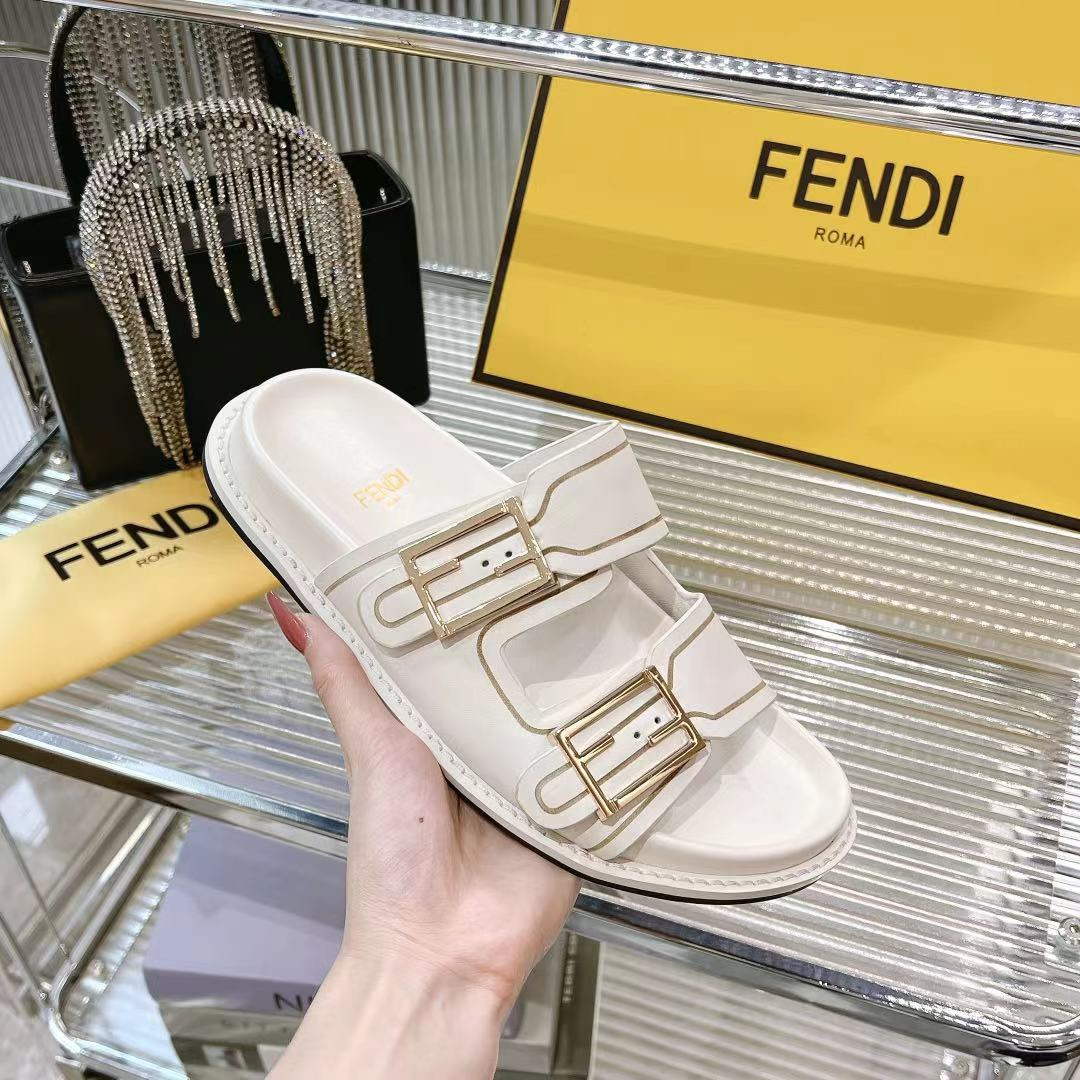Fendi 8X8326 Women's Men's Feel Slides F88356