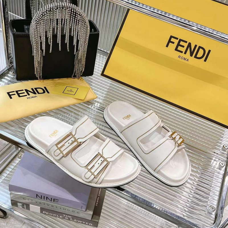 Fendi 8X8326 Women's Men's Feel Slides F88356
