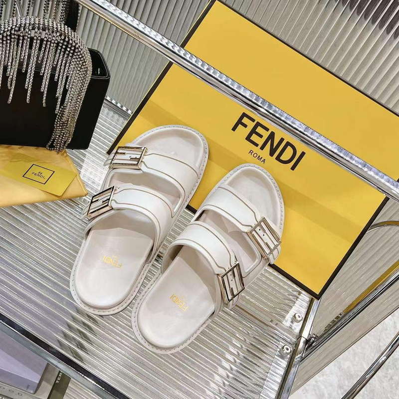 Fendi 8X8326 Women's Men's Feel Slides F88356