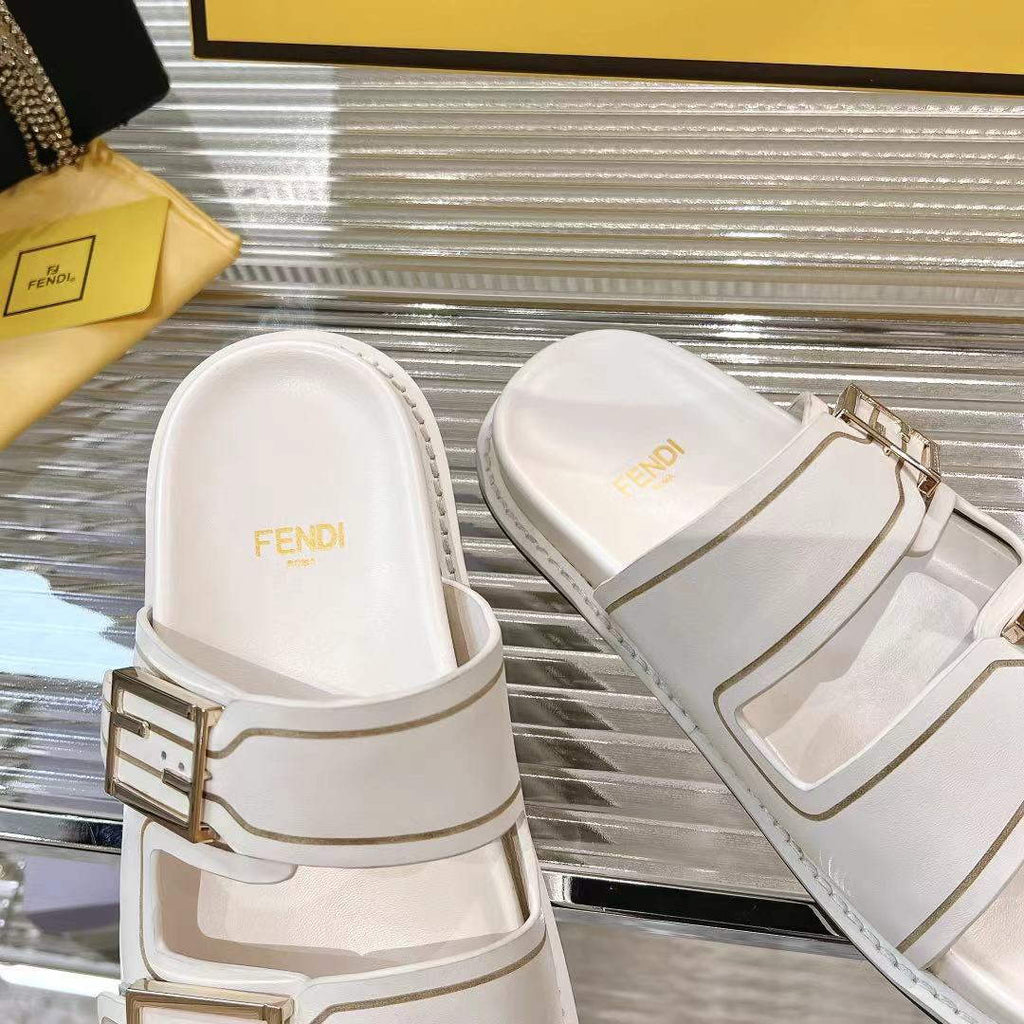 Fendi 8X8326 Women's Men's Feel Slides F88356