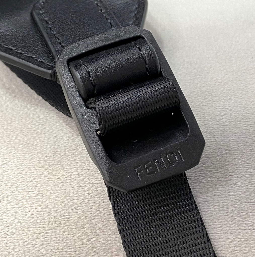 Fendi Backpack Waterproof nylon 2363 FF Black