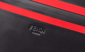 Fendi Backpack Large 2380 FF Black with Red - Default Title - View 4