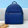 Fendi Backpack Calfskin Leather 2263 Blue - Default Title - View 1