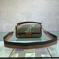 Fendi Baguette Bag 0191M Shoulder Bag 8BR600 Green - Default Title - View 1