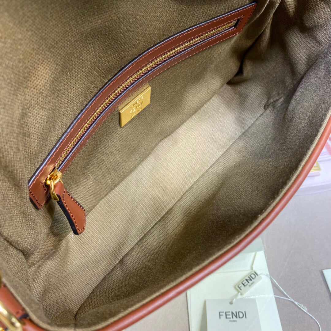 Fendi Baguette Bag 0191M Shoulder Bag 8BR600 Green - Default Title - View 7