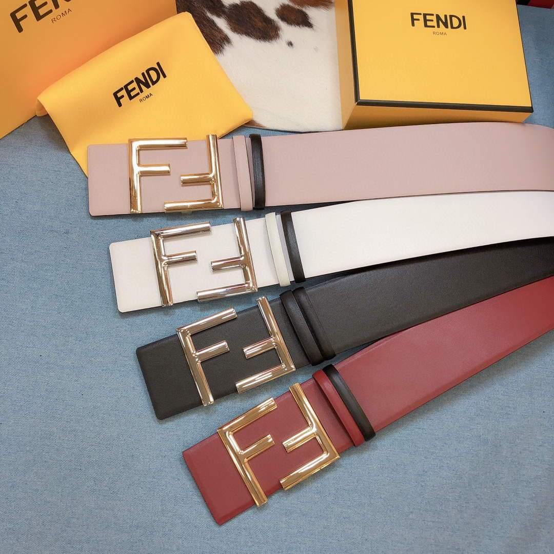 Fendi Belts Designer FF Buckle Leisure Belt Wide 7.0CM AA0460 - Voguebags