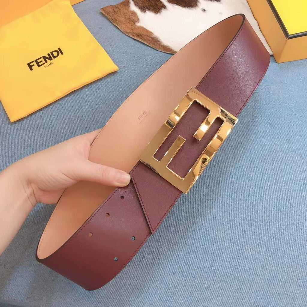 Fendi Belts Designer FF Buckle Leisure Belt Wide 6.0CM AA0461 - luxibagsmall
