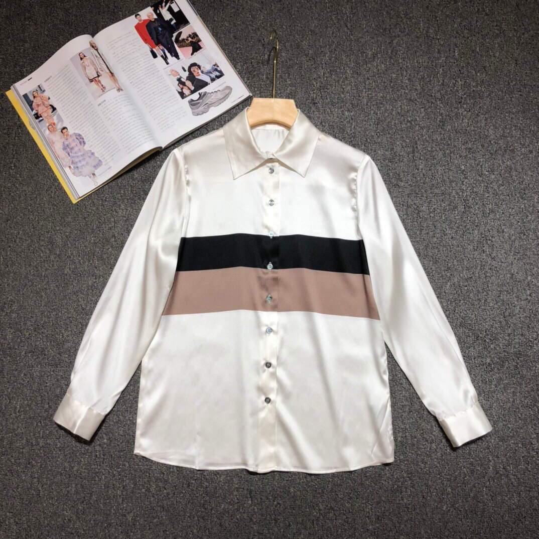 Fendi Blouse Silk White Designer Fendi Clothing 38075 - Voguebags