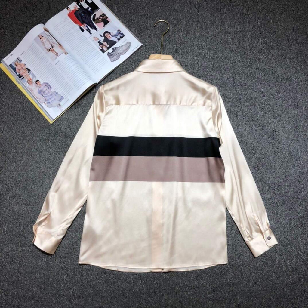 Fendi Blouse Silk White Designer Fendi Clothing 38075 - Voguebags