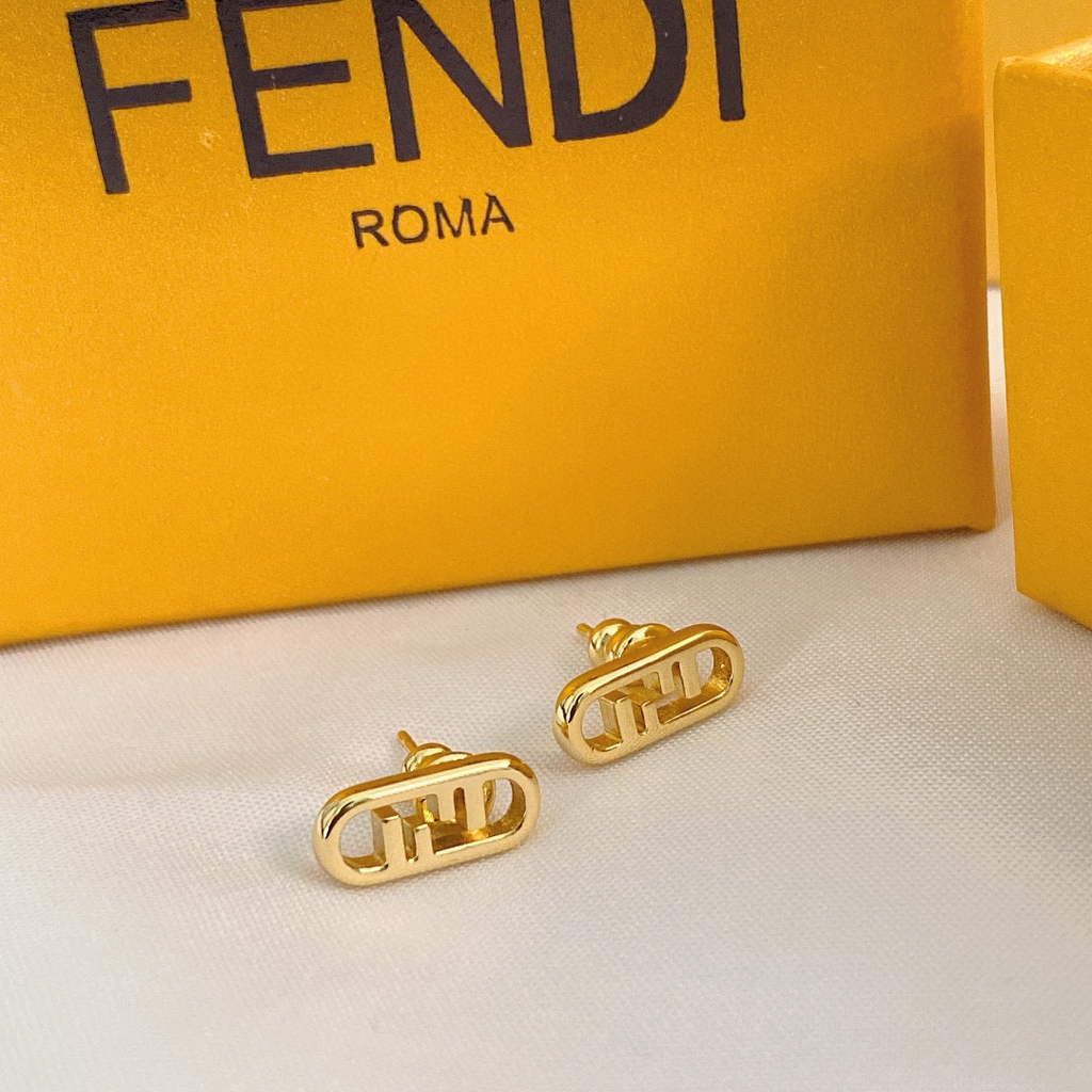 Fendi Earring Fendi Designer Jewelry F60211 - Default Title - View 1