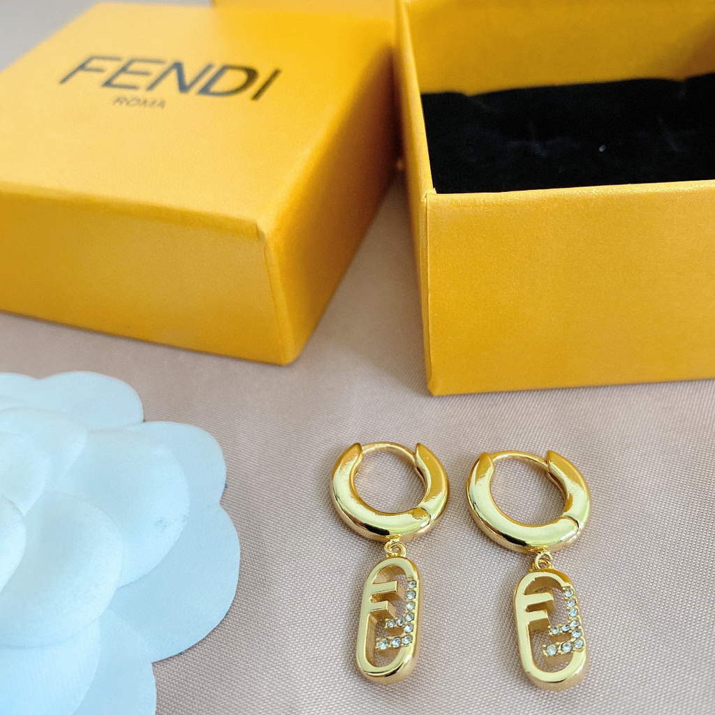 Fendi Earring Fendi Designer Jewelry F60212 - Default Title - View 1