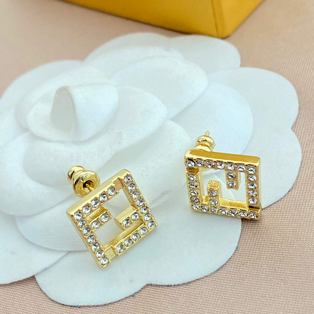 Fendi Earring Fendi Designer Jewelry F60213 - Default Title - View 1
