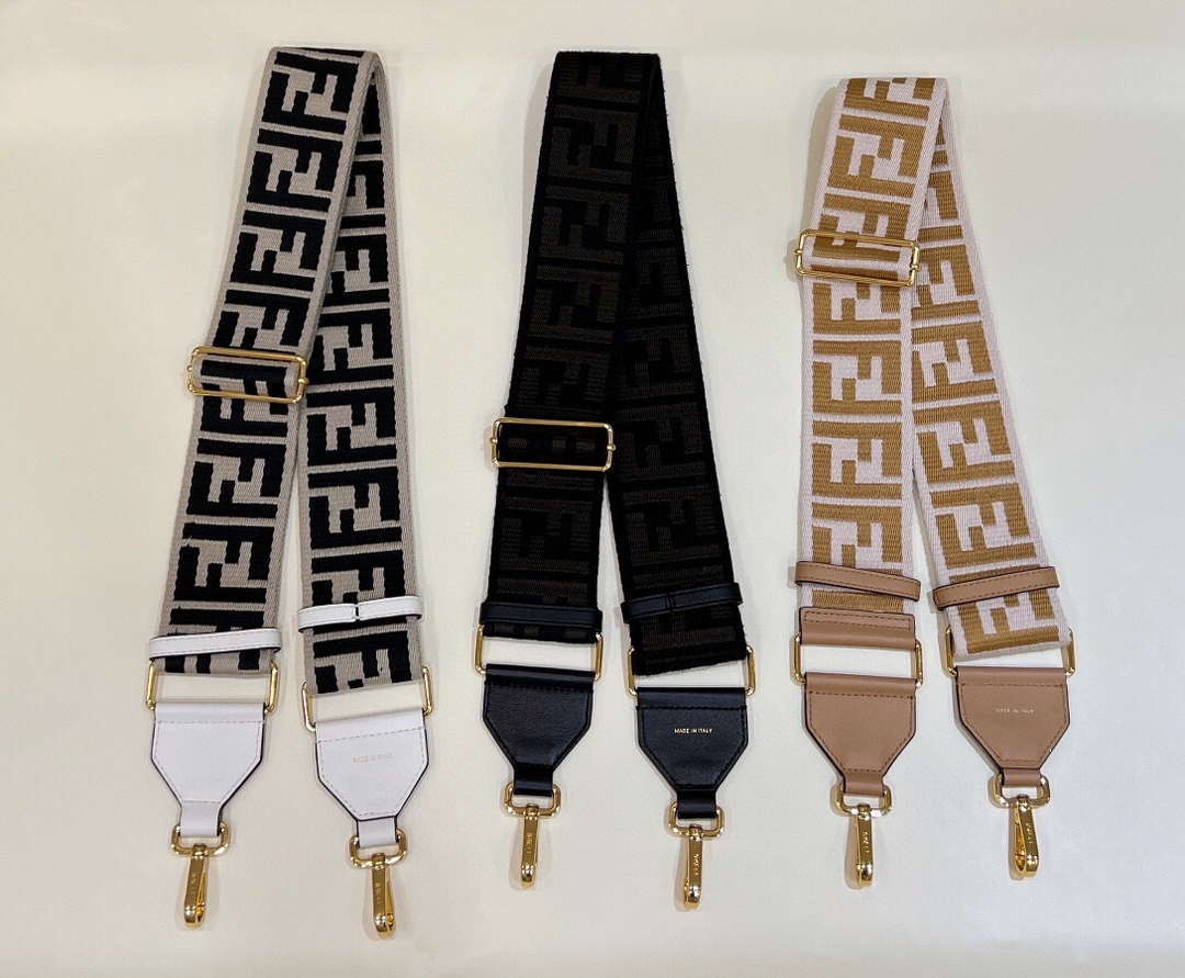 Fendi F10050 Handbag Shoulder Strap FF Logo 907