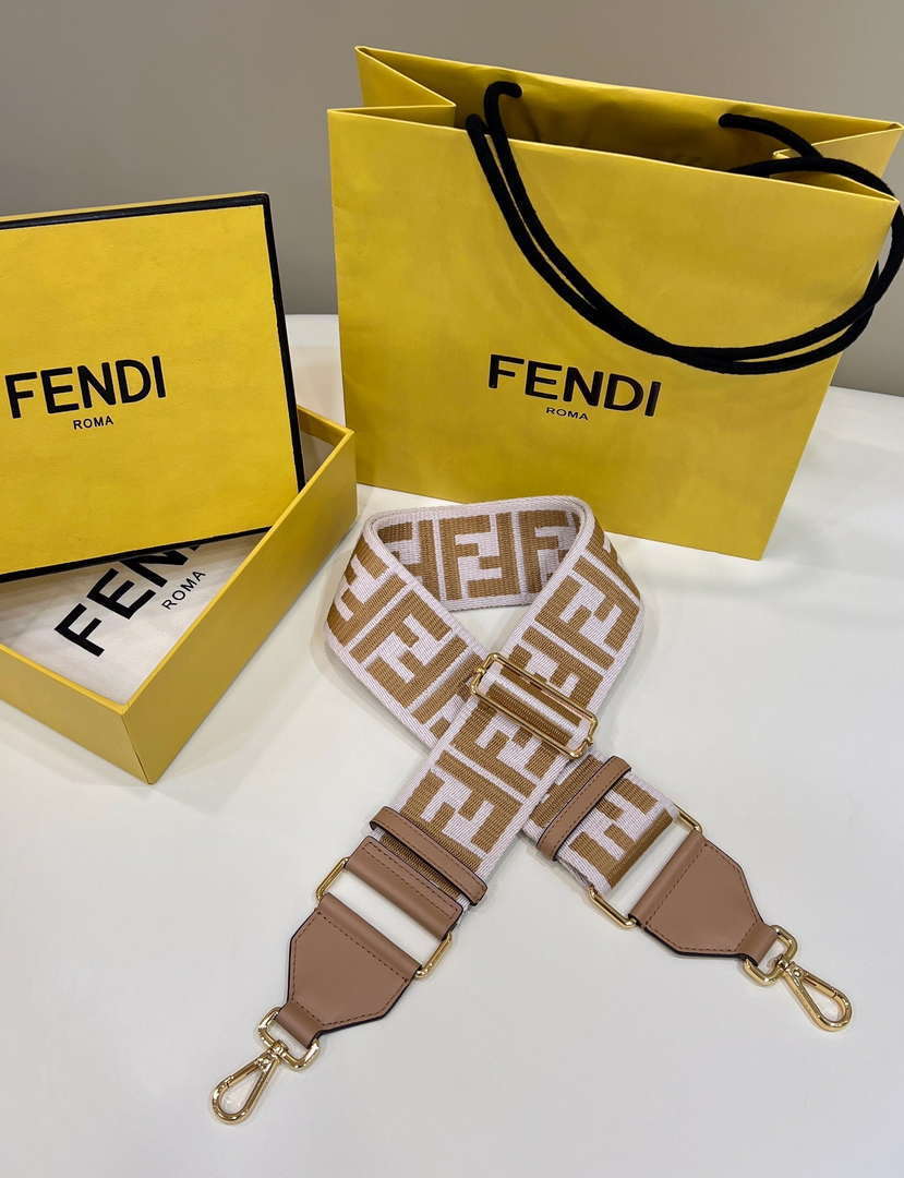 Fendi F10050 Handbag Shoulder Strap FF Logo 907