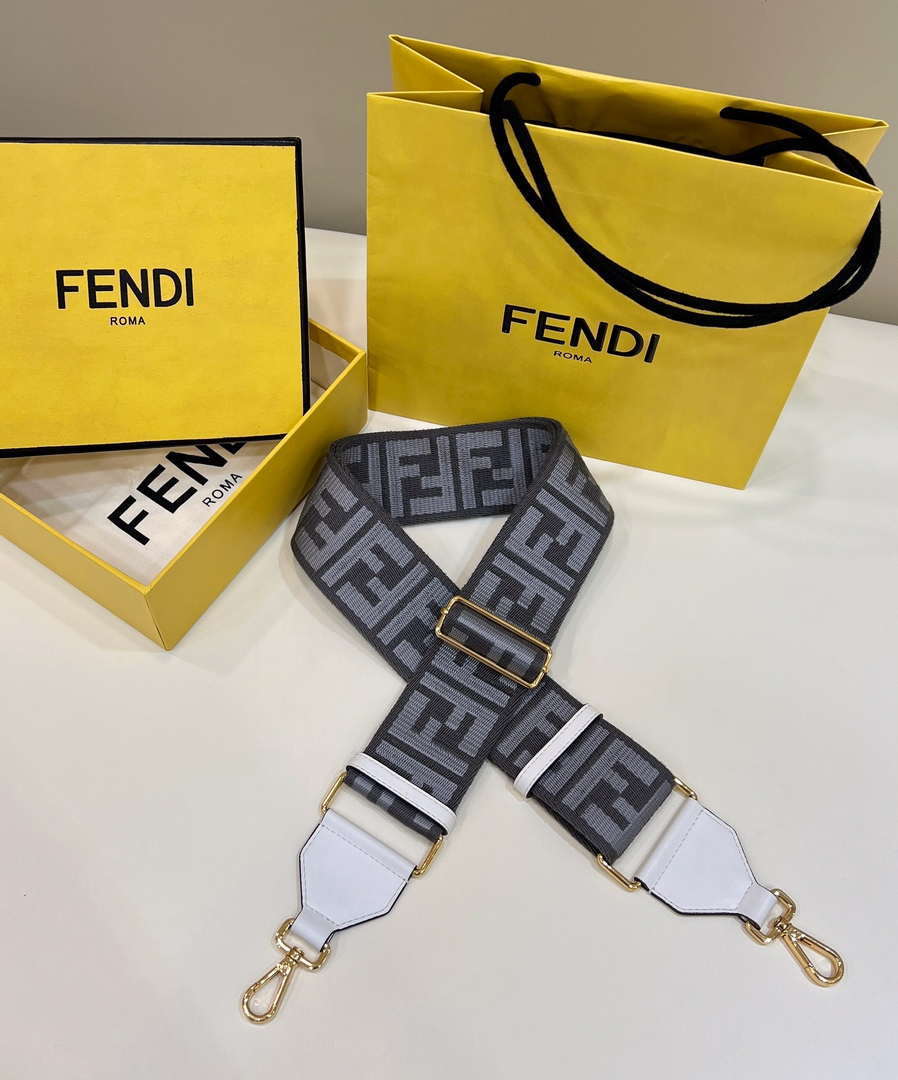 Fendi F10051 Handbag Shoulder Strap FF Logo 907