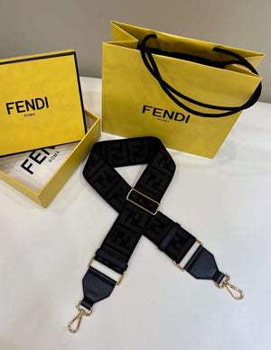 Fendi F10052 Handbag Shoulder Strap FF Logo 907 - Default Title - View 1