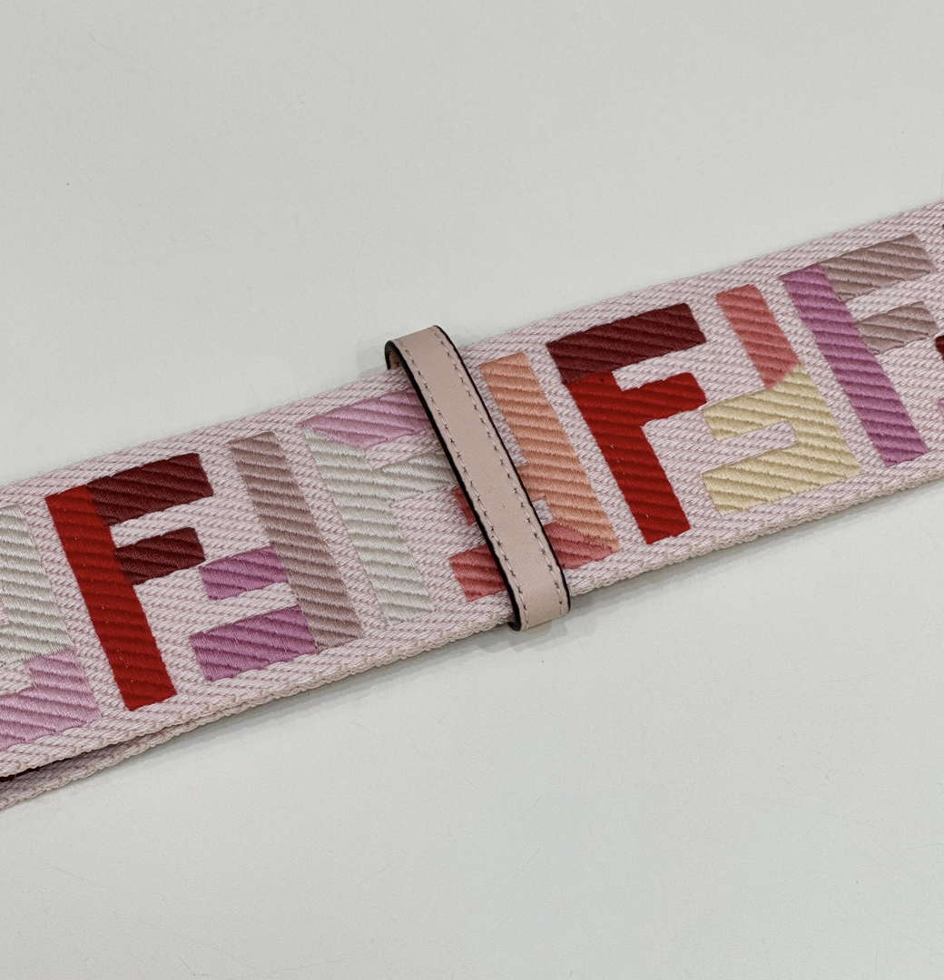 Fendi F10054 Handbag Shoulder Strap FF Logo 907