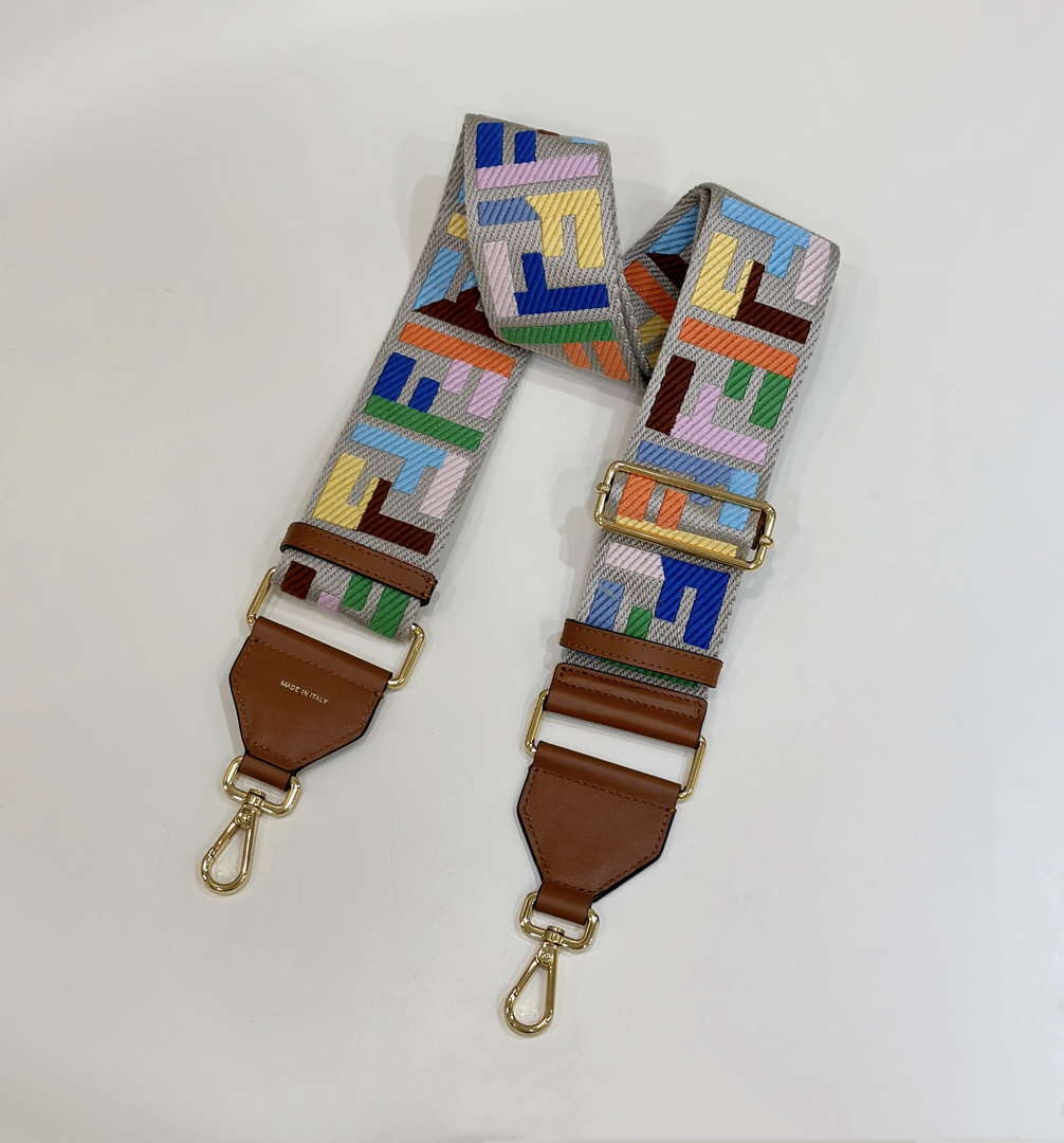 Fendi F10055 Handbag Shoulder Strap FF Logo 907