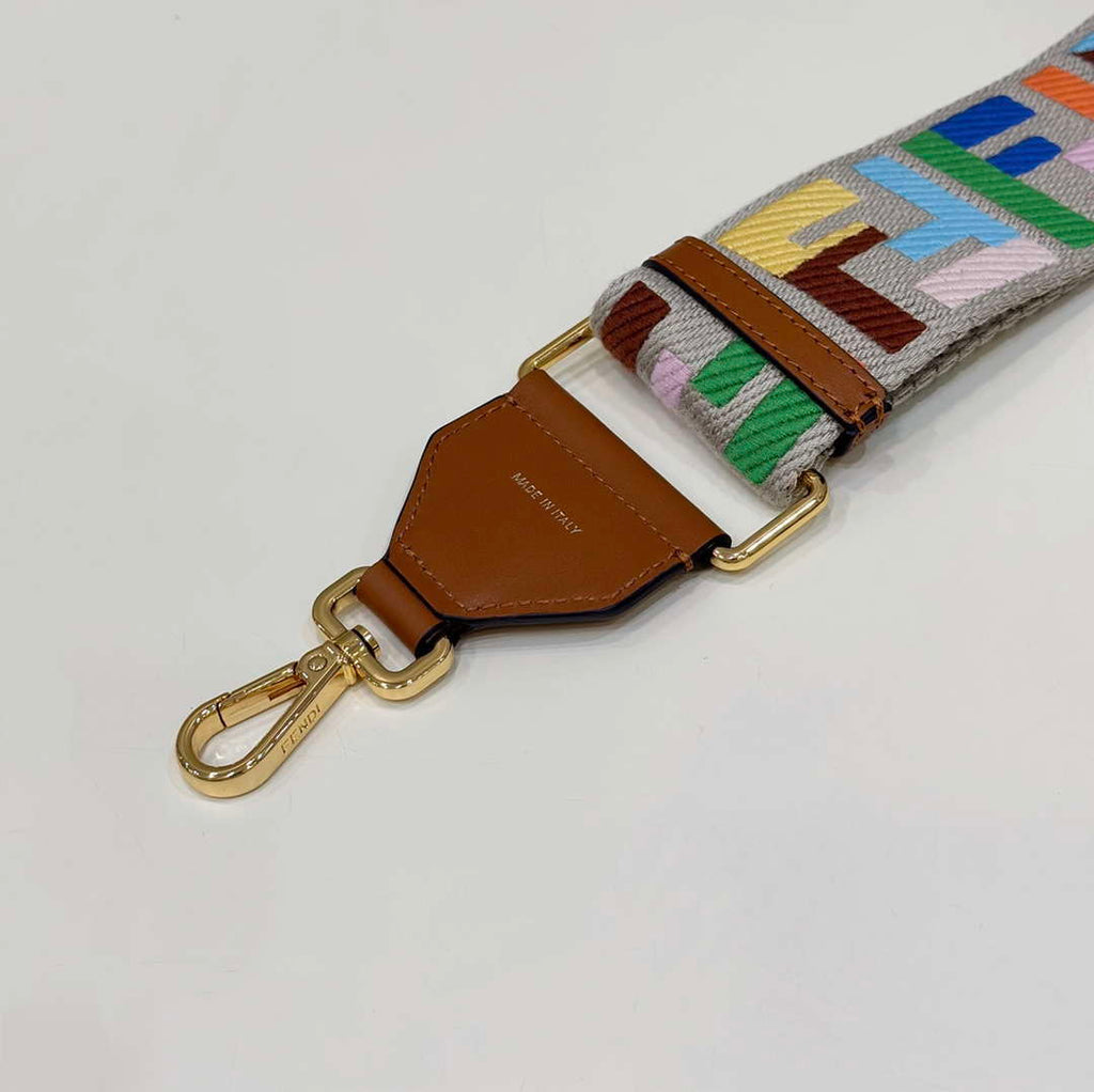 Fendi F10055 Handbag Shoulder Strap FF Logo 907