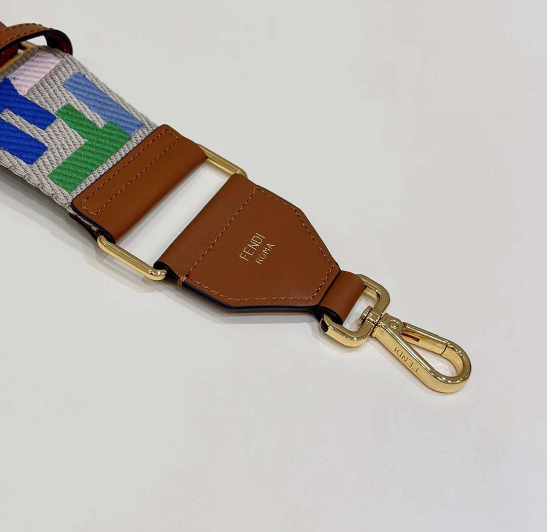 Fendi F10055 Handbag Shoulder Strap FF Logo 907