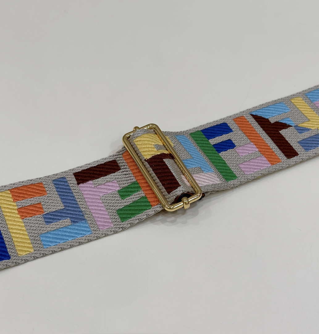 Fendi F10055 Handbag Shoulder Strap FF Logo 907