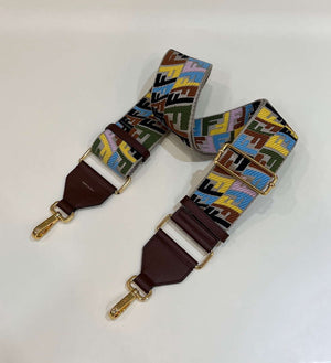 Fendi F10056 Handbag Shoulder Strap FF Logo 907 - Default Title - View 1
