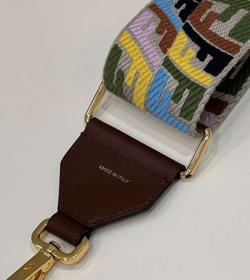 Fendi F10056 Handbag Shoulder Strap FF Logo 907