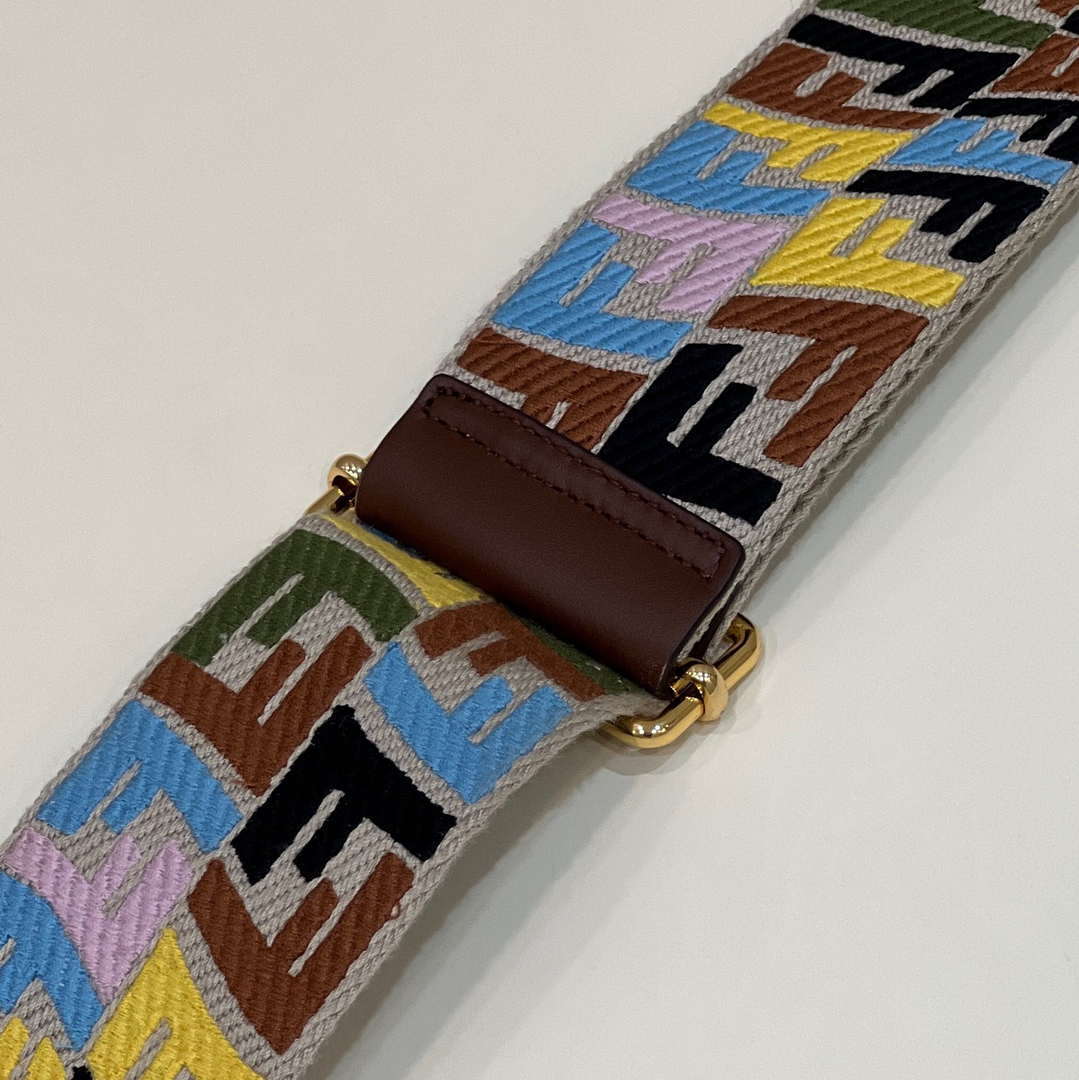 Fendi F10056 Handbag Shoulder Strap FF Logo 907