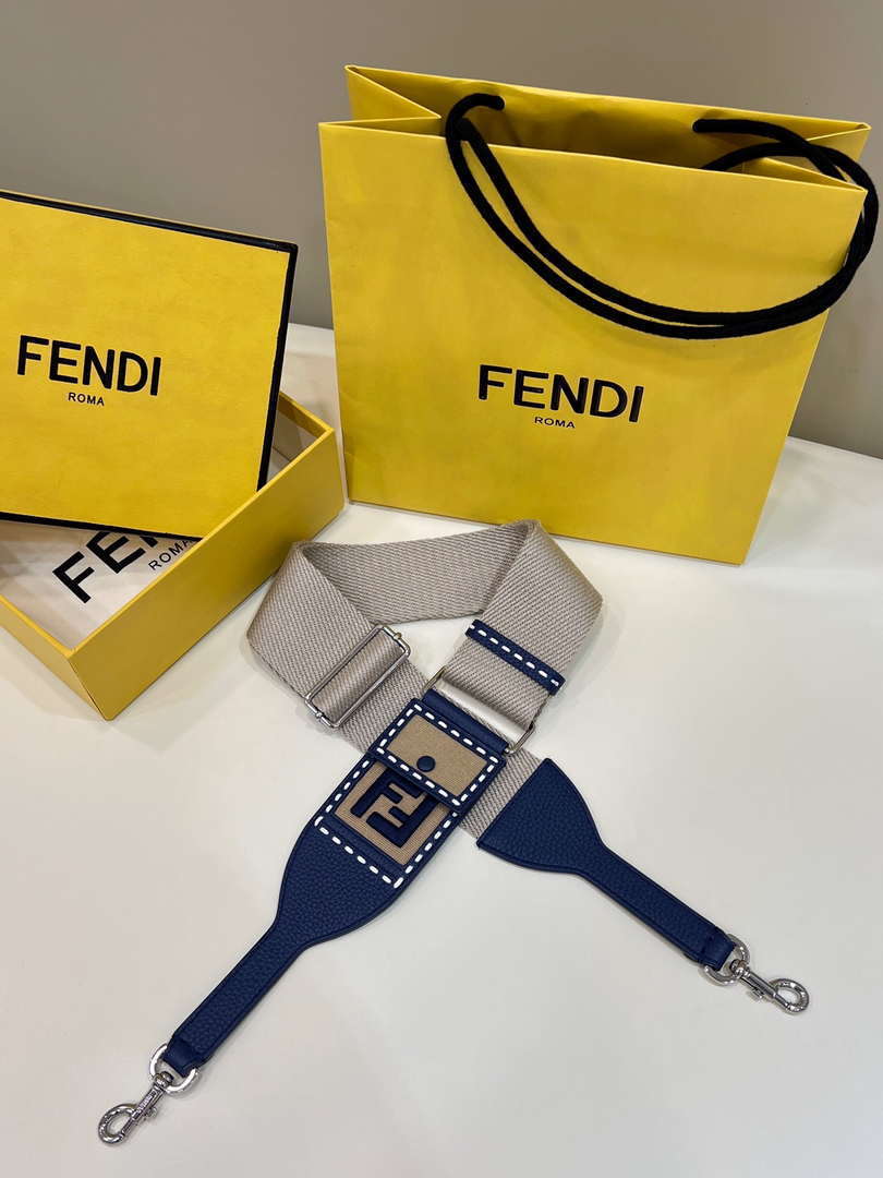 Fendi F10059 Handbag Shoulder Strap FF Logo 912