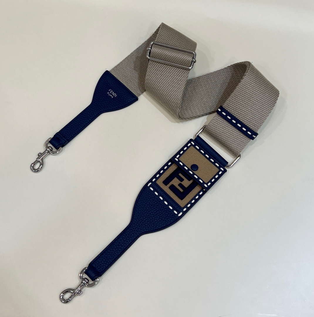 Fendi F10059 Handbag Shoulder Strap FF Logo 912