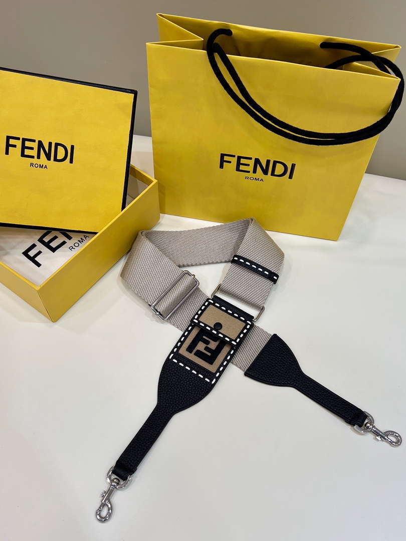 Fendi F10061 Handbag Shoulder Strap FF Logo 912